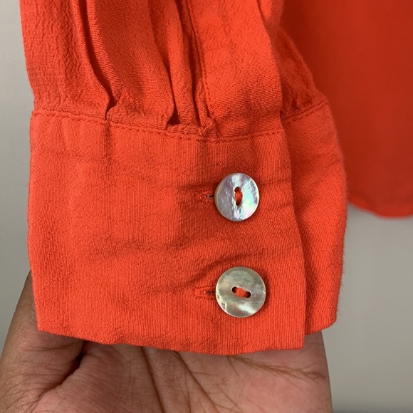 Soft Surroundings long sleeve top asymmetrical bottom tunic - Picture 6 of 9